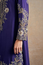 Timeless Purple Majesty Hand Embellished Kurta Set