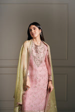 Lavish Mauve Hand Embellished Kurta Set