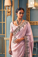Heritage Lilac Saree