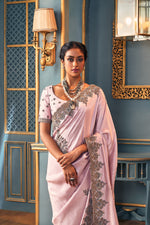 Heritage Lilac Saree