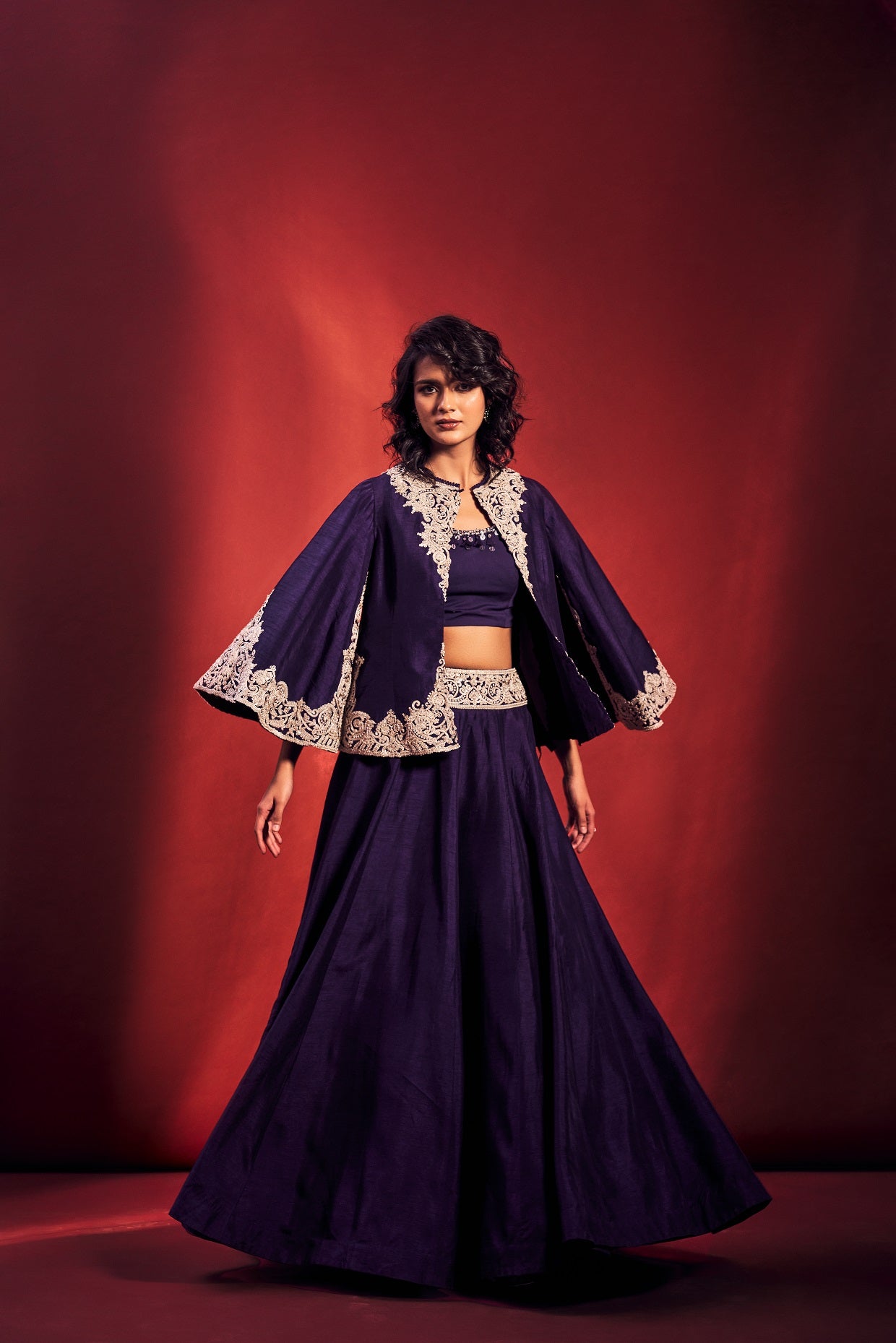 Latest Lehengas with Jackets for Bridesmaids | Indian bride, Simple lehenga,  Floral lehenga