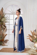 Royal Blue Moti Cape Set